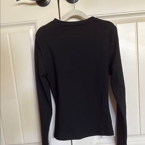 Classic Black Long Sleeve Top